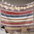 thumbnail image 1 of Red Nordic Style Stripes Large Tapestry for Bedroom Wall Hanging Tapestry, Red Grey Texture Ceiling Backdrop Tapestries Poster Blanket Wall Decor for Teens Room Living Room Dorm 86" x 104", 1 of 8