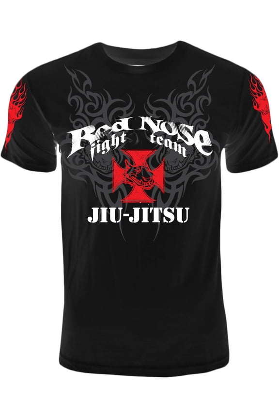 Jiu-Jitsu Fight Team MMA Shirt, Black