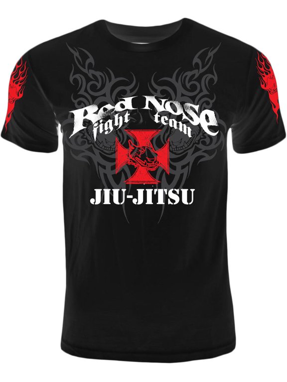Jiu-Jitsu Fight Team MMA Shirt, Black