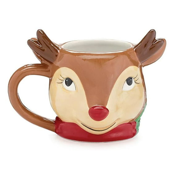 Red Nose Reindeer Mug