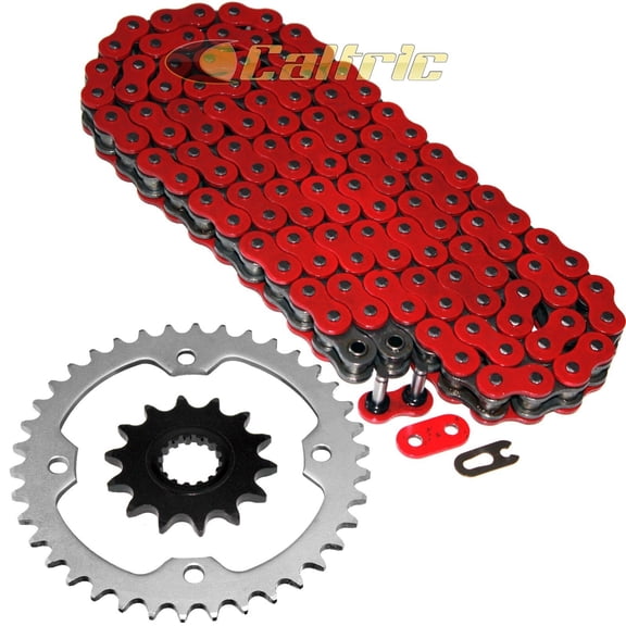 Red O-Ring Drive Chain & Sprockets for Yamaha Raptor 700 YFM700R 2006-2016