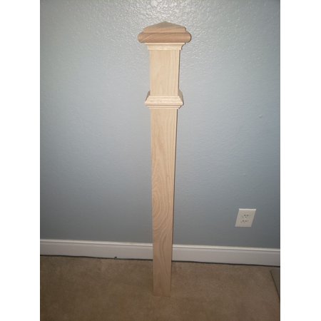 Red Oak Box Newel Post 3092 / ROA4074-45