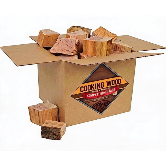 Red Oak Cooking Wood Chunks for Smoking Grilling Barbequing 8-10 lbs