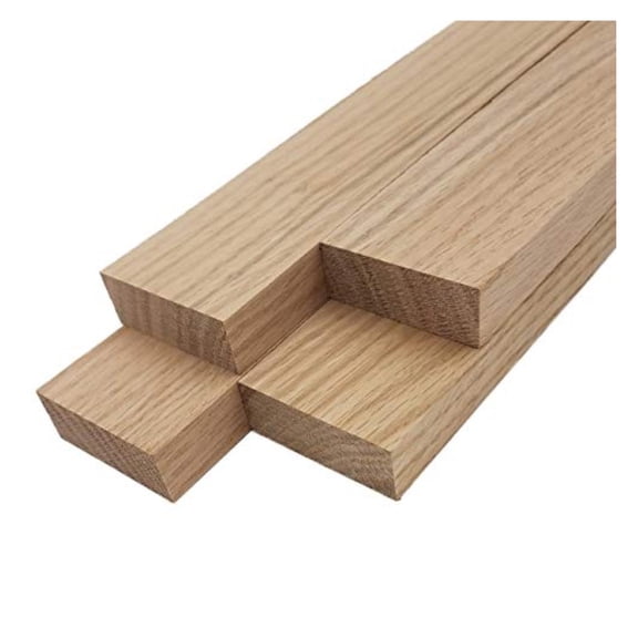 Red Oak Lumber Board - 3/4 in x 2 in (4 Pcs) (3/4" x 2" x ") 3/4" x 2" x 48"