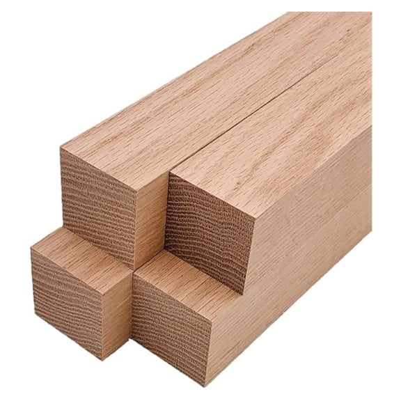 Red Oak Lumber Square Turning Blanks (4 Pieces) (2" x 2") (2" x 2" x 24")
