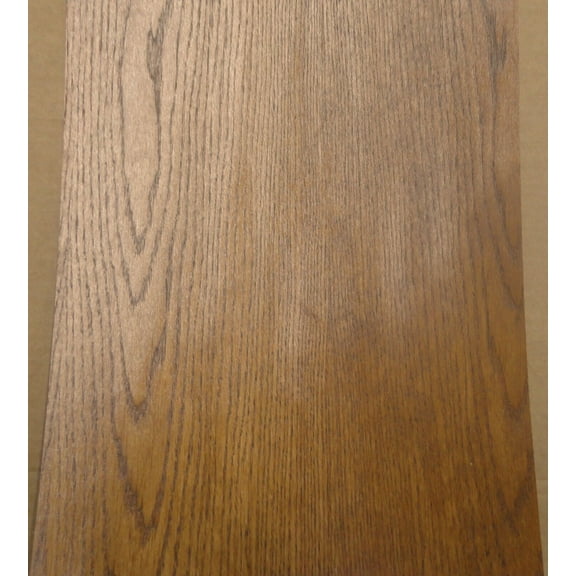 Red Oak stained prefinished wood veneer sheet 11" x 16" with PSA peel stick