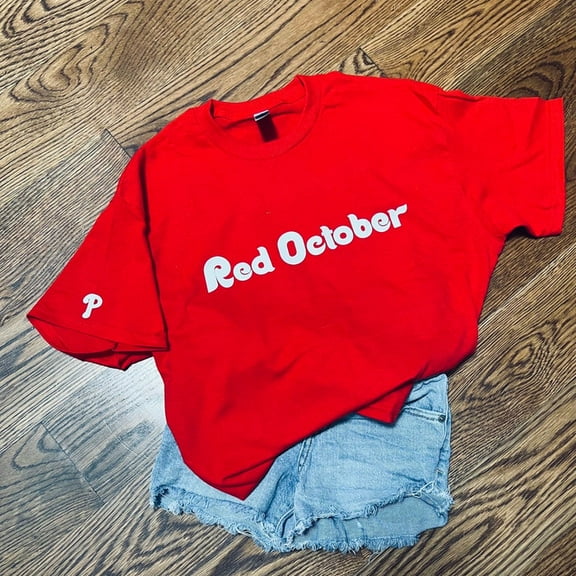 Red October Philadelphia Baseball Shirt, Gifts for Phillies Fans, Phillies Baseball, Phillies Shirt