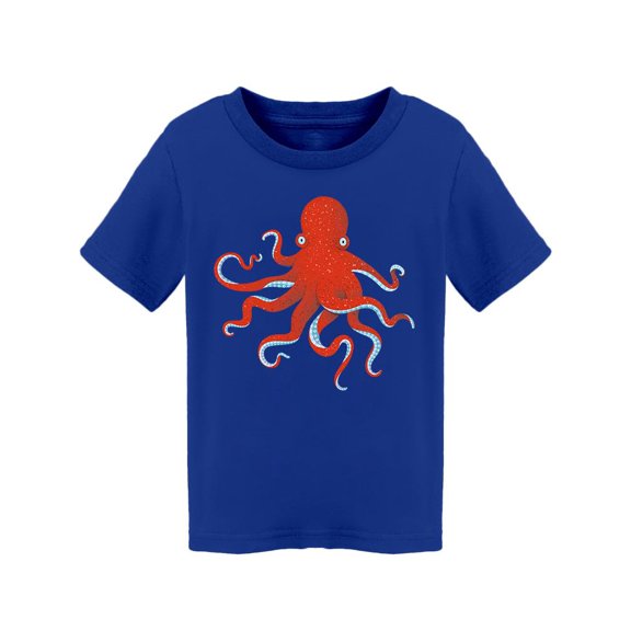 Red Octopus Creature T-Shirt Toddler -Image by Shutterstock,  2 Toddler