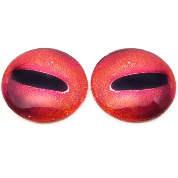 Red Octopus Glass Eyes