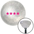 thumbnail image 1 of Red Officer 10 - Admiral Clear Retro Metal Flake Shift Knob with M16 x 1.5 Insert, 1 of 1