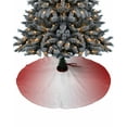 thumbnail image 1 of Red Ombre Christmas Tree Skirt 36 Inches Large Christmas Skirt Tree, Red White Gradient Abstract Modern Minimalism Art Tree Skirt Christmas Decorations for Fireplace Party Holidays Indoor Outdoor, 1 of 7