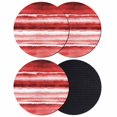 thumbnail image 1 of Red Ombre Coasters Set of 4, Absorbent Coasters for Drinks, Modern Abstract Art Farmhouse Coaster for Desk Coffee Table Protection, Home Decor House Warming Gifts 4", 1 of 8