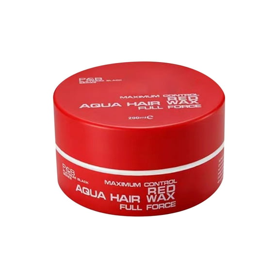 Red One Aqua Full Force Hair Wax, Create a Lasting Hairstyle for Men, 150ml, Red