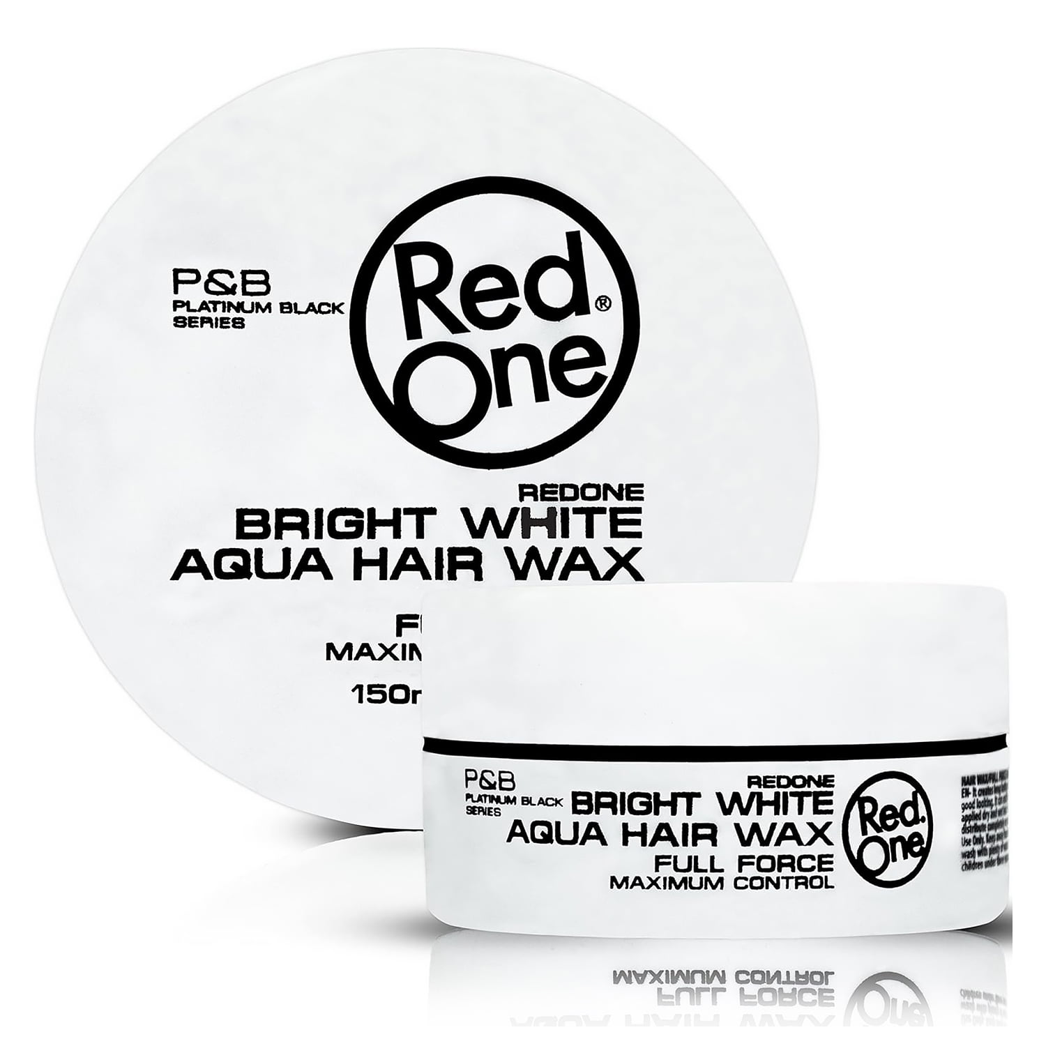  4 X Red One Maximum Control Red Aqua Hair Wax 150ml
