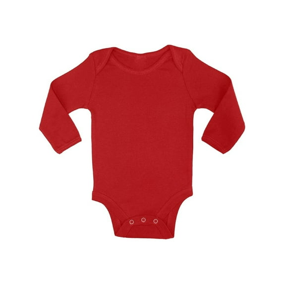 Red One Piece Top for Baby Boy Long Sleeve Baby Bodysuits Newborn Girl Clothes 6 9 Months Baby Outfits 12 Months Infant Boy Infant Girl 18 Months Girl Clothes