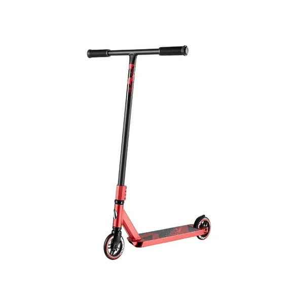 Red - One Stunt Scooter With 4130 Chrome Steel Handlebars, Extreme Scooter, Cool Sports Stunt Scooter