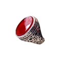 thumbnail image 1 of Red Onyx Mans Ring, Natural Red Onyx Gents Ring, December, Silver Jewelry, 925 Silver Ring, Birthday Gift, Heavy Mens Ring, Arabic Design, Ottoman Style Ring, Christmas, Turkey Mens Signet Ring, 1 of 6