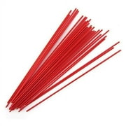 Red Opalescent Stringer Sample S-0124-BE Bullseye Glass Stringer Sample Size