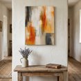 thumbnail image 1 of Red Orange Graffiti Canvas Wall Art for Living Room Bedroom Bathroom, Abstract Art Mottled Texture Oil Painting Canvas Art Wall Decor, Artwork for Walls Home Office Decor, 8"x10", 1 of 9