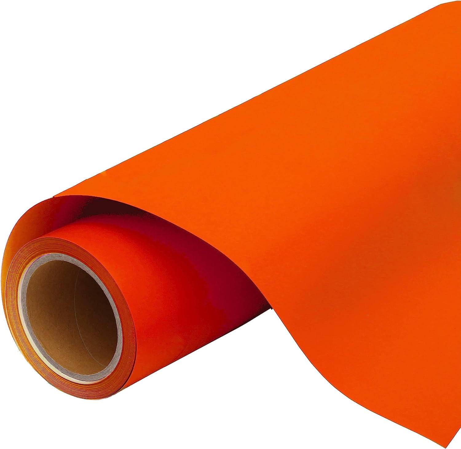 Red Orange Heat Transfer Vinyl Film HTV | Solid Color | Custom Cut Roll ...