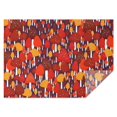 thumbnail image 1 of Red Orange Mushroom Pattern Rectangle Tablecloth 60"x84",Waterproof Polyester Rectangle Table Cloth, Wipeable Spillproof Polyester Tablecloth for Dining, Camping, Indoor and Outdoor, 1 of 5