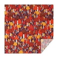 thumbnail image 1 of Red Orange Mushroom Pattern Square Tablecloth,Waterproof Square Table Cover,Wipeable Spillproof Washable Table Cover for Home Kitchen Party Decor 42"X42"(107x107cm), 1 of 6