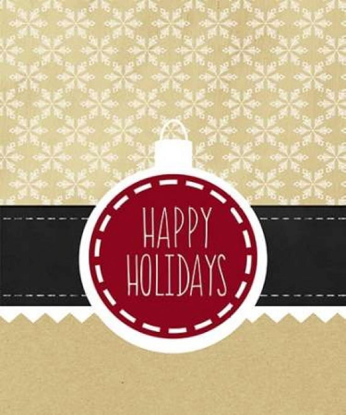 Red Ornament Canvas Art - Linda Woods (20 x 24)