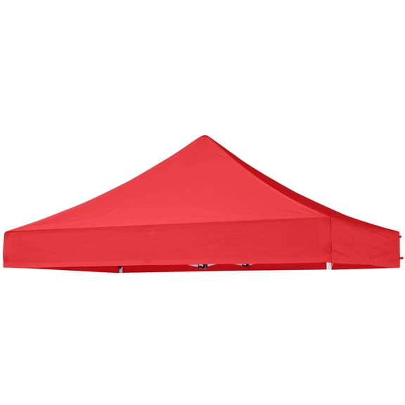 Red Outdoor Portable Tent Top Cover Canopy Replacement Fabric for Commercial Patio Dinner Table Camp