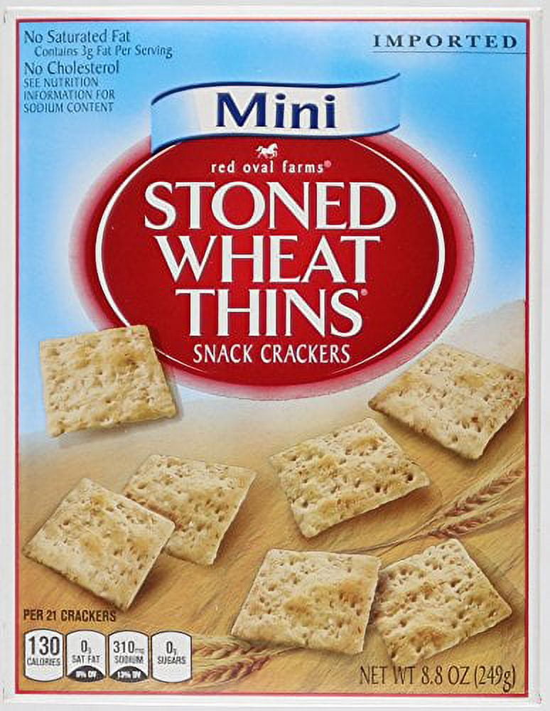 Red Oval Farms Mini Stoned Wheat Thins