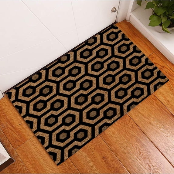 Red Overlook HotelDoormat - The Shinning PatternDoormat - Overlook Hotel Mat Halloween Mat Unique Doormat The Shining Mat Funny Indoor Outdoor Doormat Cute Bathroom Doormat Shoe Mat Porch 16x24 Inches