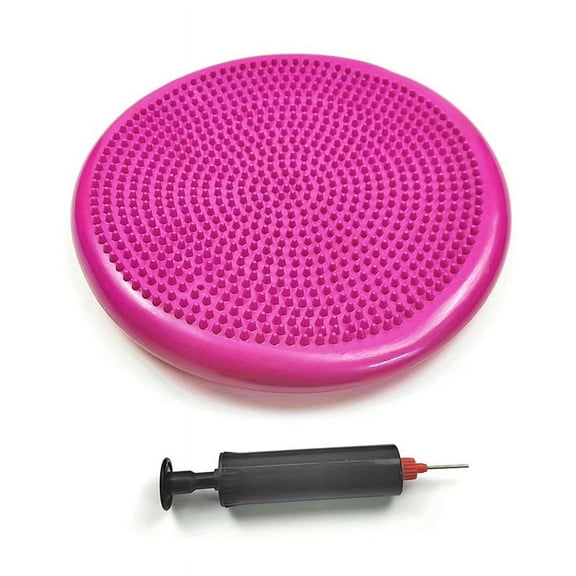 Red PVC Yoga Balance Mat, Inflatable Massage Cushion, Sports Fitness Balance Trainer