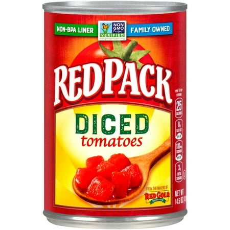 Red PackÂ® Diced Tomatoes 14.5 oz. Can