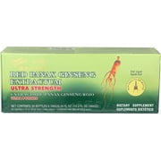 Red Panax Ginseng Extractum, Ultra Strength, 30 Bottles, 0.34 fl oz 10 cc Each, Prince of Peace