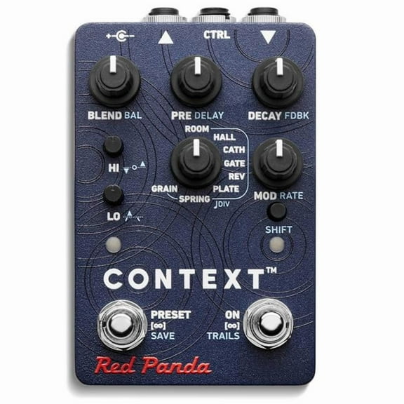 Red Panda Context 2 Reverb Guitar Pedal - RPL-102V2