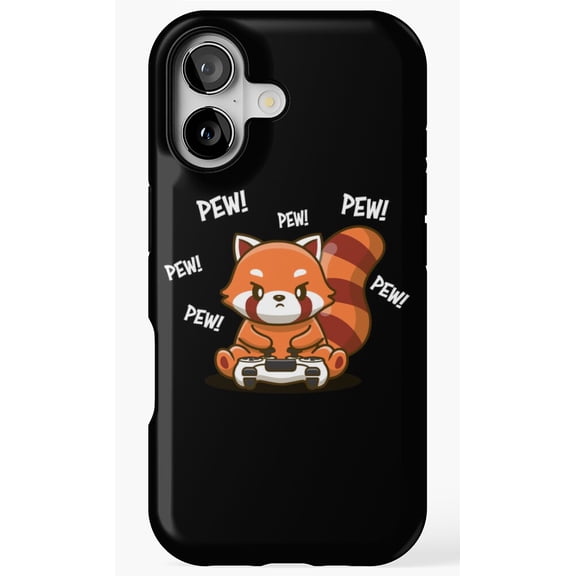 Red Panda Cute Animal Wildlife Bamboo Forest Art Phone Case for iPhone 11 12 13 14 15 16 17 Pro Max