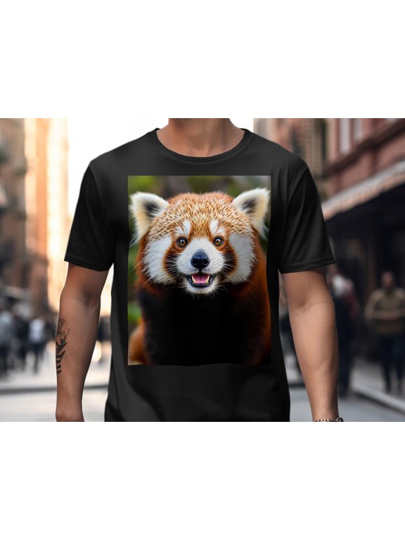 Red Panda Cute T Shirt Animal Lover Gift Red Panda Print Shirt Nature Wildlife Tee Cute Animal Shirt Birthday Gift for Her or Him