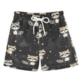 thumbnail image 1 of Red Panda Pattern Swim Trunks Quick Dry Beach Pool Board Shorts Lightweight Stylish Print Sizes 2T to XL, 1 of 8