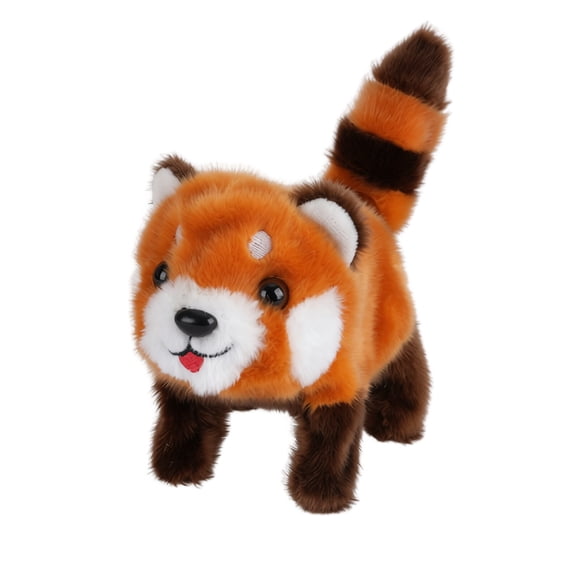 Red Panda Stuffed Animal, Interactive Red Panda Plush, Soft Orange Simulated Raccoon Stuffed Toys, Durable Plush Kids Playmate, Cuddly Companion for Toddlers and Young Children,