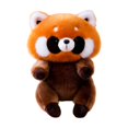 thumbnail image 1 of Red Panda Stuffed Animal with Magnetic Base, 1 Piece, Orange and Brown, for Monitor, Plush Toys, 1 of 5