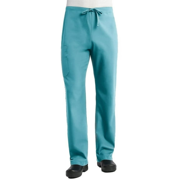 Red Panda Unisex Straigh Leg Drawstring Scrub Pant