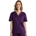 thumbnail image 1 of Red Panda Unisex V-Neck Solid Scrub Top, 1 of 1