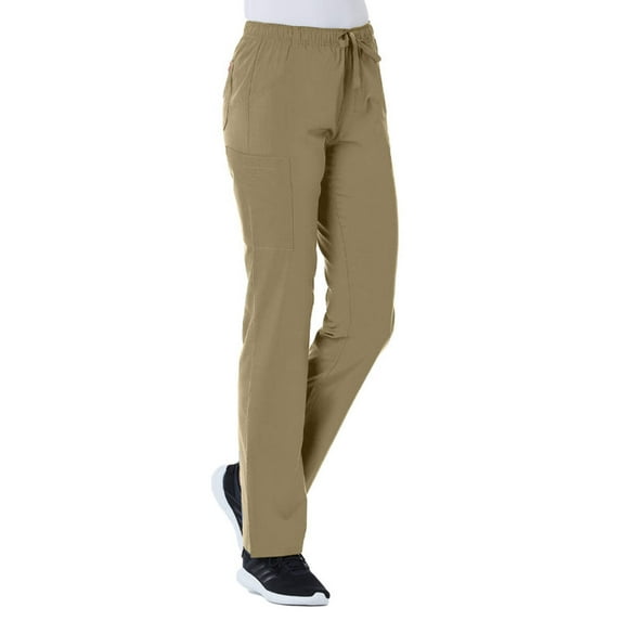 Red Panda Women's Elastic Waistband Cargo Scrub Pant