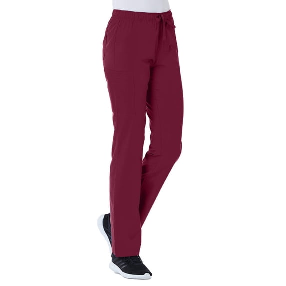 Red Panda Women's Elastic Waistband Cargo Scrub Pant