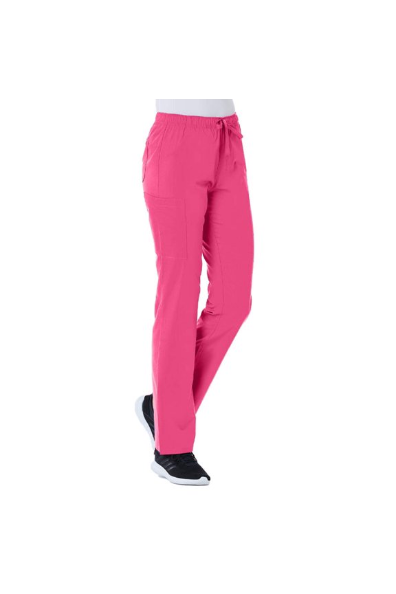 Women's Elastic Waistband Cargo Scrub Pant