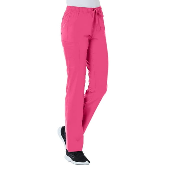 Red Panda Women's Elastic Waistband Cargo Scrub Pant