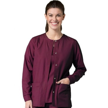 Red Panda Women's Warm Up Solid Scrub Jacket