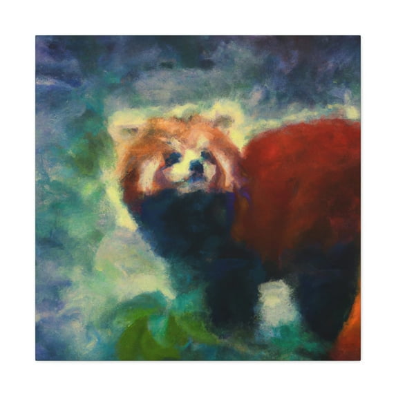 Red Panda Wonderland - Canvas
