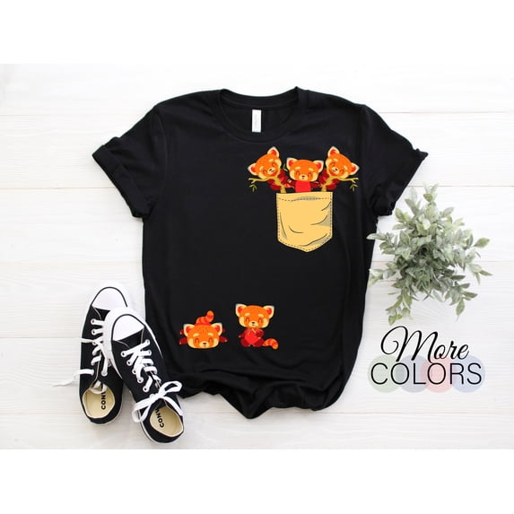Red Pandas in Pocket Awesome Funny T-Shirt, Cute Panda Outfit, Panda ...