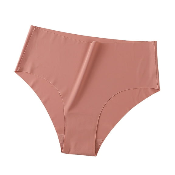 Red Panties for Women Seamless Underwear for Women High Waisted No Show Stretch Bikini Silky Soft Briefs