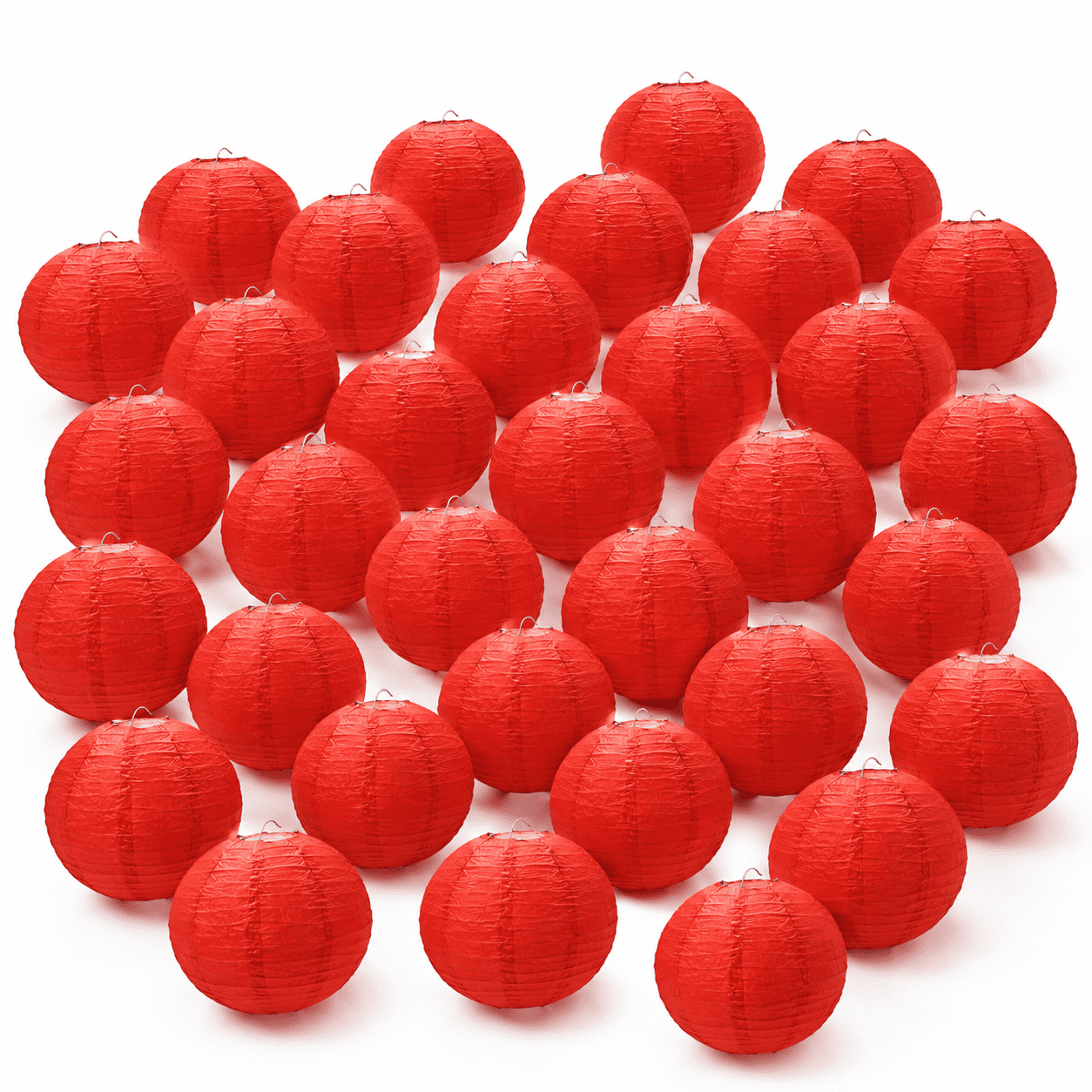 Paper Ltern Red Paper Lanterns Party Decorations, 48 Count, Assorted Sizes for ...